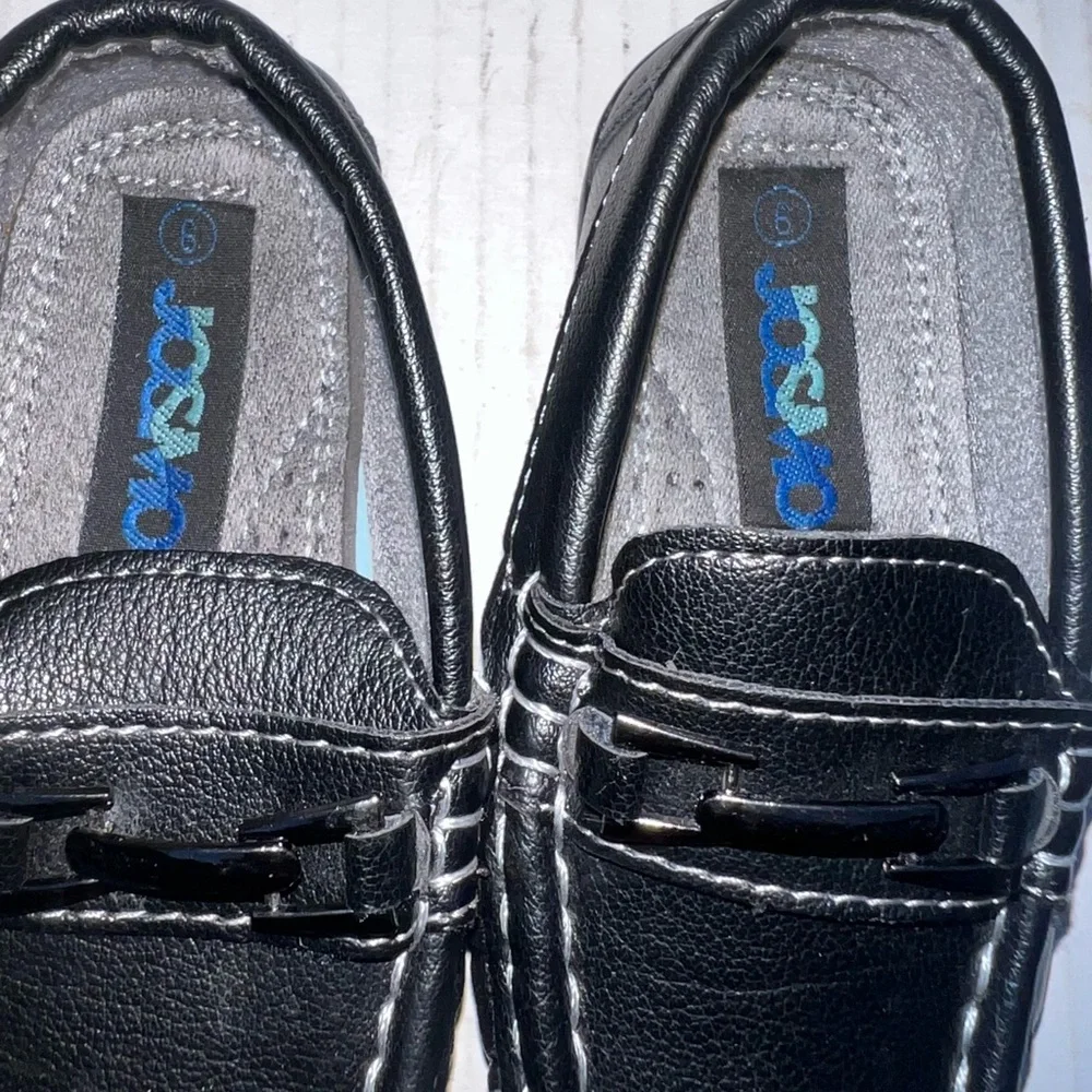 JOSMO Black Leather Bit Loafer‎ Shoes Toddler Kids Size 6